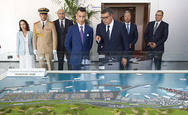 Le prince héritier Moulay El Hassan inaugure le port Tanger Med II